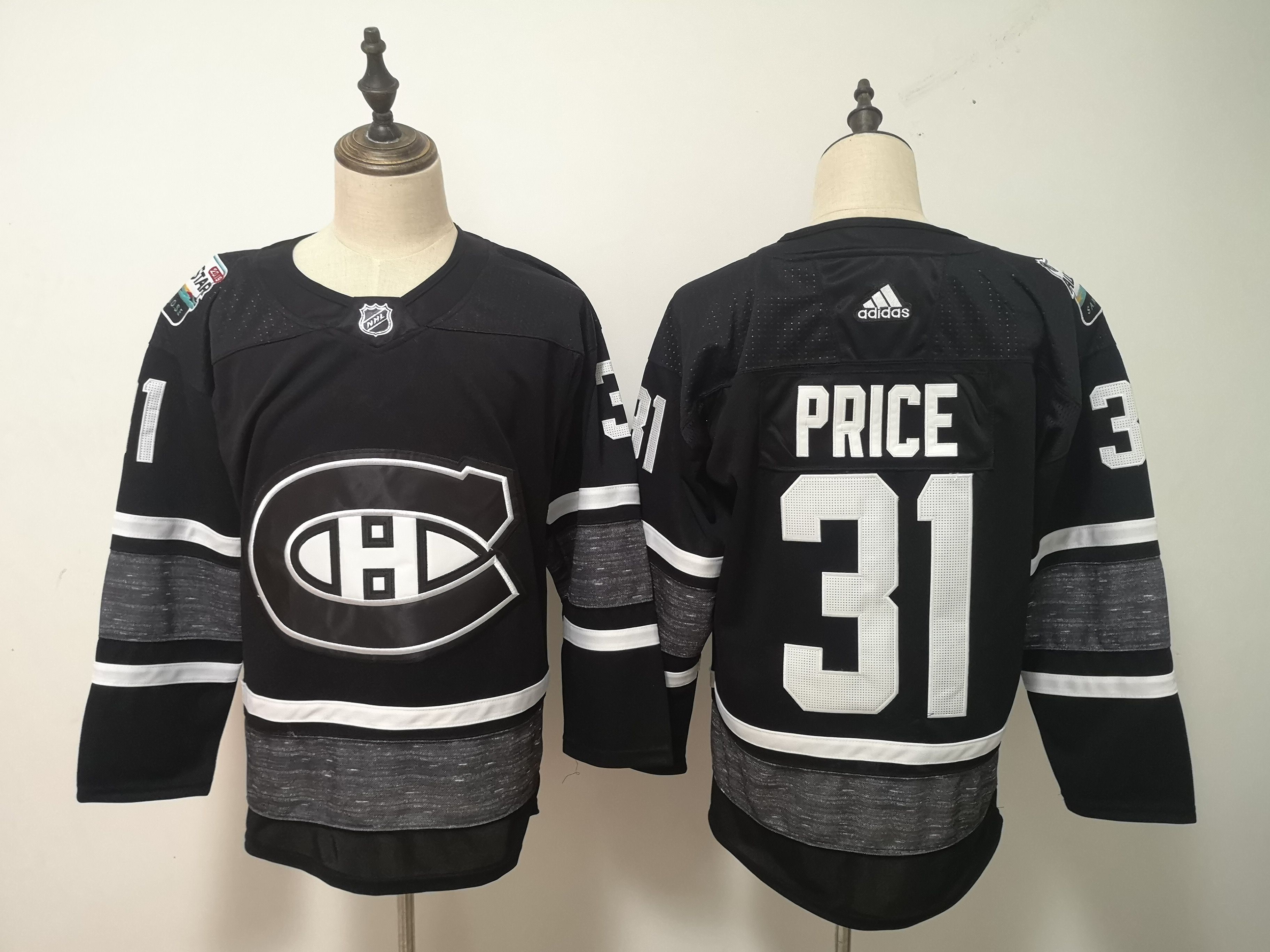 Men Montreal Canadiens #31 Price Black 2019 All Star NHL Jerseys